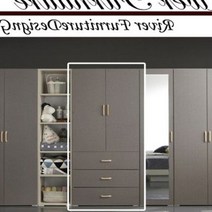 3단서랍 서랍형옷장 전신거울옷장 안방 키큰장, 아카시아