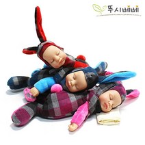 뚜시베베 바니 애착인형 3종 뚜시베베 애착인형 헝겊 인형 촉감 엄마놀이