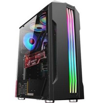 컴퓨터 수냉식 본체 특이한 PC 케이스 BJ 유튜버 다나와 조립 게이밍 LA-000031498, 02 헌터 화이트 3.0