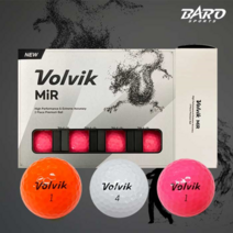 볼빅 MIR 12구 2022 컬러골프공 선호도 높은 비거리전용볼, 볼빅미르_혼합