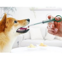 알약 투여 투약기 디스펜서 필건 강아지 고양이 그린, 초록