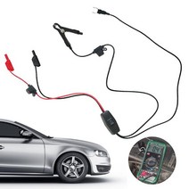 누수탐지기 청음식 수도 배관 진단 도구 자동차 누설 감지기 배터리 전류 배수 테스터 기생, 한개옵션0