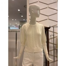 ZOOC 소매 배색 라운드넥 니트 V242KSK933