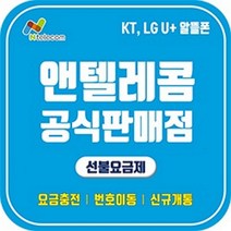 앤텔레콤 SK KT LG 선불유심 편의점 다이소 선불폰 개통 한국 알뜰폰 요금제 데이터 무제한 유심칩, LG선불요금제(LG정지폰 개통불가), 네이버인증서
