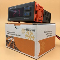 디지털 온도 온도계 컨트롤러 열전대 섭씨-50 50 도 제상 센서 포함, [02] grey-220V
