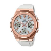 [베이비지 BABY-G] MSG-S600G-7ADRR 로즈골드 메탈릭포인트 터프솔라 시계