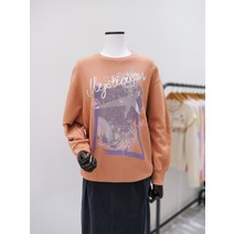 [써스데이아일랜드] 빈티지 아트웍 루즈핏 스웻셔츠 T218MST234W(1272508)