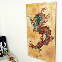 tm762-아크릴액자_행운을부르는용그림(세로대형), 2.청룡