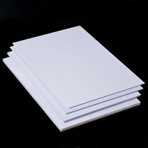 단열 압축 스티로폼 5pcs 100x200mm PVC 폼 보드 플라스틱 모델 Pvc 시트 화이트 색상 트 0.2mm ~ 1mm 두께, 1x100x200mm 5pcs