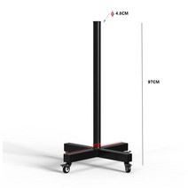 원판정리대 원판거치대 바벨수납대 원판 바벨 정리대 역기, 블랙 사각(조리개 4CM)