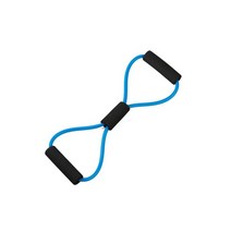 홈짐세트 요가 저항 운동 밴드 체육관 피트니스 장비 풀 로프 8 단어 가슴 확장기 탄성, 푸른