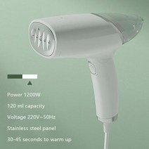 스팀청소기 가전 제품 휴대용 스팀 다리미 의류 건조기 청소기 가정용 전기 1000W, [02] EU, [01] WHITE, WHITE+EU