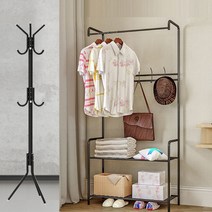 BK선반형 행거 스탠드 옷걸이 스탠딩 시스템옷장 옷방, 멀티행거 화이트