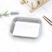 일회용 은박도시락 알루미늄 사각그릇 10개 20x15cm