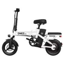 디네즈 전기자전거 최신 초경량 접이식 전동 48V 400W, 화이트, 15Ah