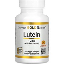 캘리포니아골드 뉴트리션 루테인 10mg 120베지 소프트젤, 120개