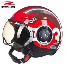 반모 반모헬멧 오토바이 바이크 Cascos Estilo Chopper MOMO 하프 헬멧 JIEKAI Dot Abs 파라 모터 Abierto, 02 2