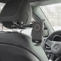 차량용 헤드레스트 무선 충전 스마트폰 거치대 뒷좌석 휴대폰 핸드폰 맥세이프 멀티앵글 거치대, 1개, 아콘 MWC3-RSHM96