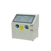 샌드 블라스터 블라스팅 분사기 에어녹제거 박스 110L, 화이트90443