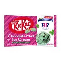 네슬레 키트컷 미니 초콜릿 민트 아이스 풍미 10매입