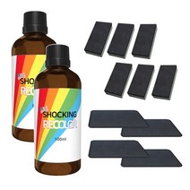 쇼킹리칼라 100ml 대용량 복원제 전용 스폰지+전용 융 세트 광택 방수 방오 UV차단 부식방지
