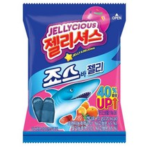 칠성 워터젤리 젤리추천 롯데 죠스바젤리 젤리셔스 과일젤리 대용량젤리 70G 8개, 17세트