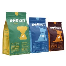 쿠쿳 독 식분증 6kg 3종 퍼피/어덜트 치킨&오리/어덜트 연어&흰살생선 변냄새 호분증, 어덜트연어&흰살생선 6kg