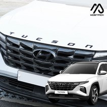 (모스트픽) 투싼 NX4 튜닝 투톤 레터링 아크릴 엠블럼 이니셜 로고 엠블렘 드레스업 용품 악세사리, (모픽) 프론트 엠블럼 1p - 레드