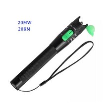 광케이블 광접속기 30MW FTTH 광섬유 테스터 펜 타입 레드 레이저 라이트 10KM 시각 장애 탐지기 광케이블, 20MW, 20MW