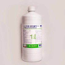 그린제약 소독용 알콜 에탄올 83%-1L 1개