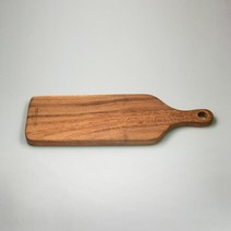 수아르 통나무 통원목 수입도마 손잡이 수제 나무도마