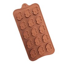 베이킹존 실리콘몰드-더블하트15구