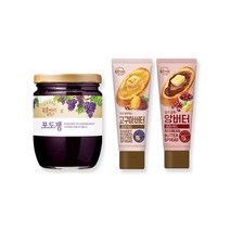 복음자리 포도잼370g+고구마버터스프레드100g+앙버터스프레드120g
