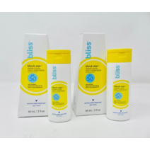 선크림 블리스 블록 스타 시어 리퀴드 데일리 선크림 SPF 50 2oz/60mL Exp 3