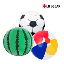 라이프기어 여름 물놀이 수박비치볼 방수팩 여름상품 총 집합, 축구