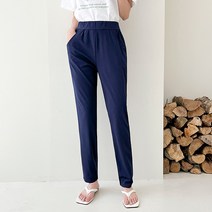 토마토팩토리 여성용 세상편한 썸머 세미핏 스판 밴딩팬츠(2color)