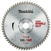 Makita 팁은 이중 슬릿 외부 직경 165mm 블레이드 수 60T 고리증 알루미늄 (데스크탑 마루 노코) A-48474, 1개