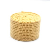 웨이빙끈 30mm - 겨자엘로(1마 약90cm) 웨빙끈 가방끈