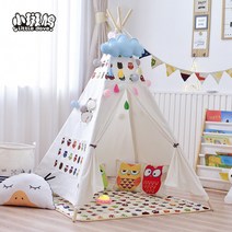 귀여운 플레이 하우스 인디언 실내 터널 놀이 텐트, A. 1