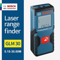 디지털 레이저 줄자 보쉬 전문 glm 30 30m 고정밀 레이저거리측정기, 글름30