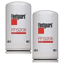 Genuine Fleetguard Cummins Filtration FF5206 플릿가드 연료 스핀 온 (2팩) 볼드윈 BF581 도널드슨 P556916 루버 파인너 LFP816F