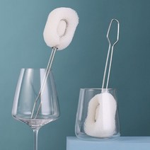긴 손잡이 스폰지 컵 브러시 스크러버 청소 주방 도구, Replace brush head