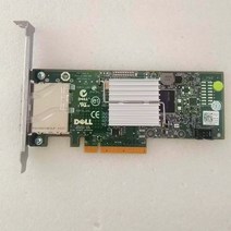 12DNW H200E RAID 컨트롤러 확장기 카드 6 Gb/s SAS SATA PCI-E HBA 2 포트 SFF-8088 LSI 9200-8E Dell MD3, 03 Both bracket