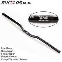 카본 자전거 간지 핸들바 라이저바 간지 드롭바 픽시 핸들FCFB 도착 탄소 MTB 세트 bucklos 25.4mm 31.8mm 자전거 라이저 핸들 바 620660720780mm, 25.4-720-20mm-블랙