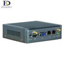 나노베이트레일팬리스미니컴퓨터듀얼LANX86 J1800PC 공장판매, 044GBRAM32GBSSD_01Black