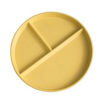식판 재사용 가능한 둥근 다이어트 디너 밀 분할 전자 레인지 스낵 과일 샐러드 인치, 5.YELLOW