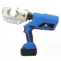 충전식 무선 펜홀 압착기 구리 단자 압축 자동 펜치, EC-400 (배터리 2개 충전 1개)