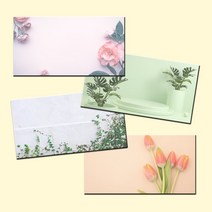 예닮 다쿠용품 직사각형 떡메모 캐릭터메모지 떡메 귀여운메모지 예쁜메모지 칼라 떡메모지 도안 대떡메 인쇄 스티커 떡메모지제작, 분홍장미