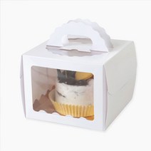 천운패키지 케익창박스(미니-h110), 1묶음50개, 140x140xh110mm