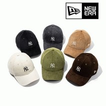 뉴에라 940 MLB 코듀로이 뉴욕 양키스 언스트럭쳐 볼캡 6종 12866390 12866391 6392 6393